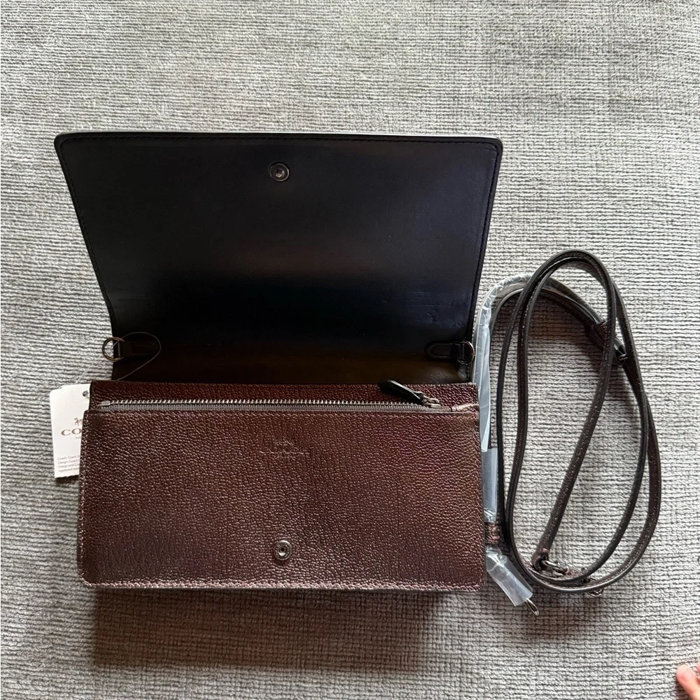 Coach foldover Crossbody Bag